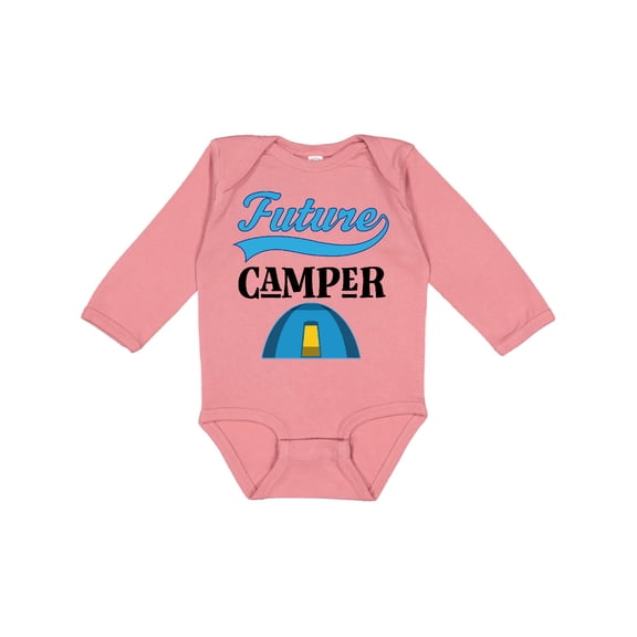 Inktastic Camping Future Camper Gift Boys or Girls Long Sleeve Baby Bodysuit
