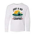 thumbnail image 1 of Inktastic Camping Gift Summer Camp Long Sleeve Youth T-Shirt, 1 of 5