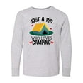 thumbnail image 1 of Inktastic Camping Gift Summer Camp Long Sleeve Youth T-Shirt, 1 of 5