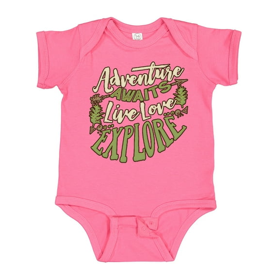 Inktastic Camping Hiking Trekking Adventure Boys or Girls Baby Bodysuit