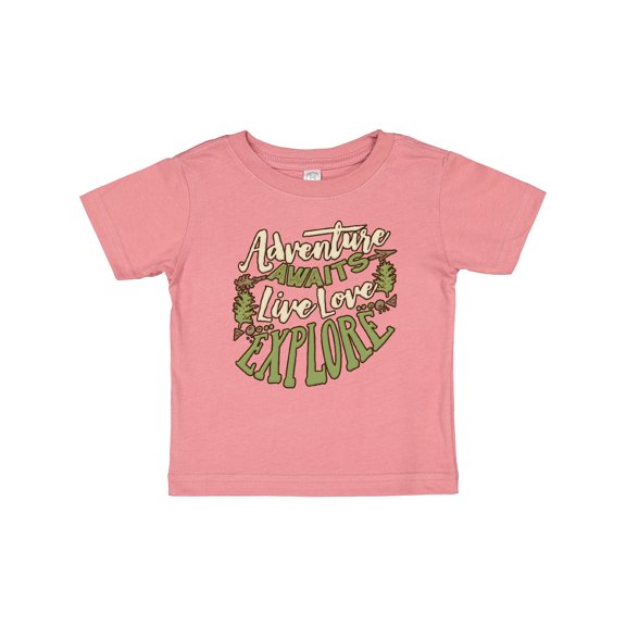 Inktastic Camping Hiking Trekking Adventure Boys or Girls Baby T-Shirt