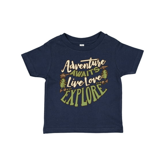 Inktastic Camping Hiking Trekking Adventure Boys or Girls Toddler T-Shirt