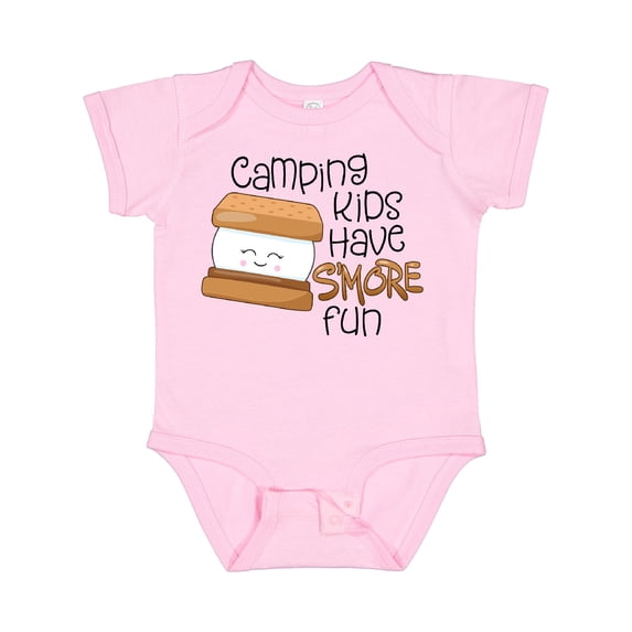 Inktastic Camping Kids Have More Fun Boys or Girls Baby Bodysuit