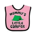 thumbnail image 1 of Inktastic Camping Mommy Little Camper Boys or Girls Baby Bib, 1 of 4