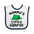 thumbnail image 1 of Inktastic Camping Mommy Little Camper Boys or Girls Baby Bib, 1 of 4