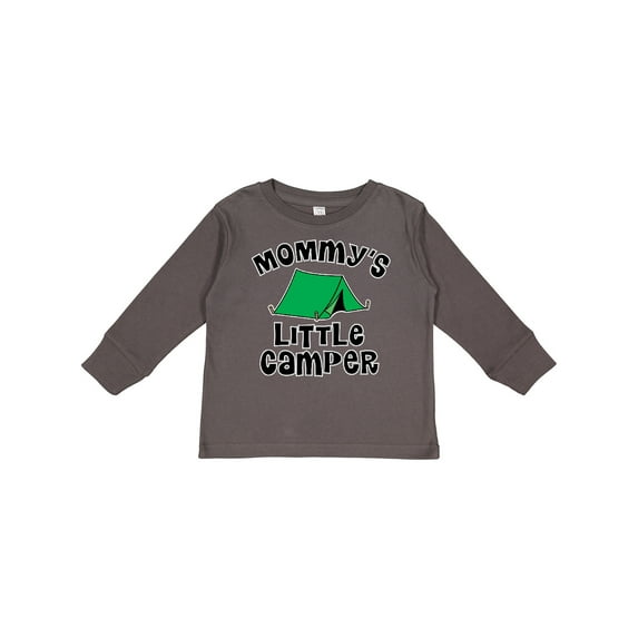 Inktastic Camping Mommy Little Camper Boys or Girls Long Sleeve Toddler T-Shirt