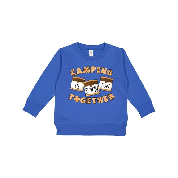 Inktastic Camping is S'more Fun Together-s'mores Toddler Sweatshirt