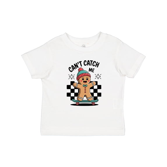 Inktastic Can't Catch Me Gingerbread Man Boys or Girls Toddler T-Shirt