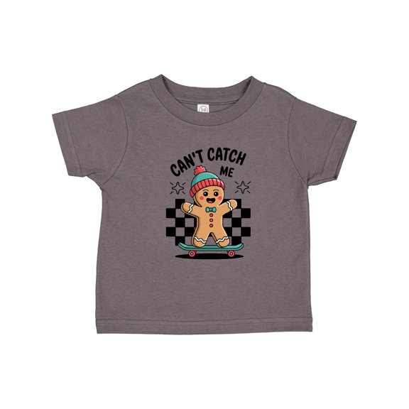 Inktastic Can't Catch Me Gingerbread Man Boys or Girls Toddler T-Shirt