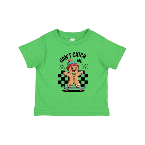 Inktastic Can't Catch Me Gingerbread Man Boys or Girls Toddler T-Shirt