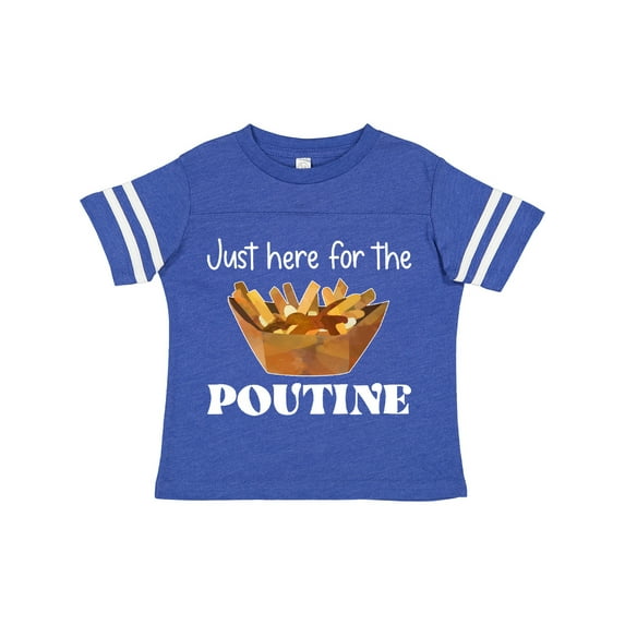 Inktastic Canada Day Just Here for the Poutine Boys or Girls Toddler T-Shirt