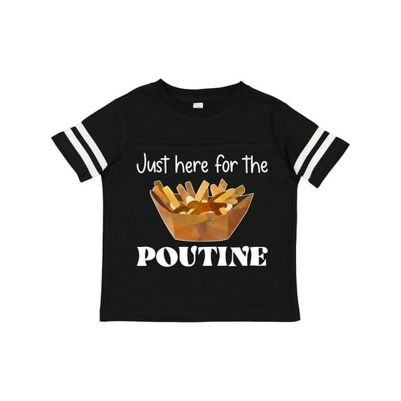 Inktastic Canada Day Just Here for the Poutine Boys or Girls Toddler T-Shirt
