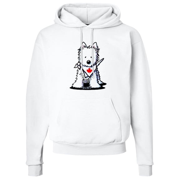 Inktastic Canada Day Westie Adult Hoodie Sweatshirt