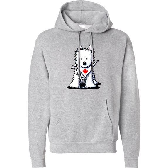 Inktastic Canada Day Westie Adult Hoodie Sweatshirt