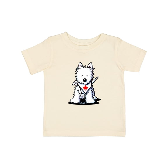 Inktastic Canada Day Westie Boys or Girls Baby T-Shirt