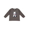 thumbnail image 1 of Inktastic Canada Day Westie Boys or Girls Long Sleeve Toddler T-Shirt, 1 of 5