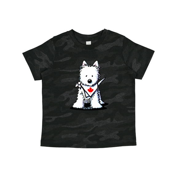 Inktastic Canada Day Westie Boys or Girls Toddler T-Shirt