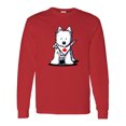 thumbnail image 1 of Inktastic Canada Day Westie Long Sleeve T-Shirt, 1 of 5