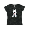 thumbnail image 1 of Inktastic Canada Day Westie Women's T-Shirt, 1 of 5