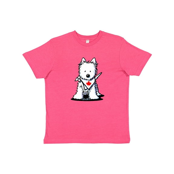 Inktastic Canada Day Westie Youth T-Shirt
