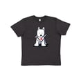 thumbnail image 1 of Inktastic Canada Day Westie Youth T-Shirt, 1 of 5