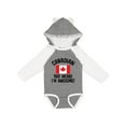 thumbnail image 1 of Inktastic Canada Flag Awesome Canadian Boys or Girls Long Sleeve Baby Bodysuit, 1 of 5