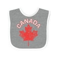 thumbnail image 1 of Inktastic Canada Maple Leaf Boys or Girls Baby Bib, 1 of 4