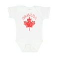 thumbnail image 1 of Inktastic Canada Maple Leaf Boys or Girls Baby Bodysuit, 1 of 5