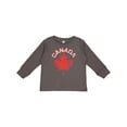 thumbnail image 1 of Inktastic Canada Maple Leaf Boys or Girls Long Sleeve Toddler T-Shirt, 1 of 5