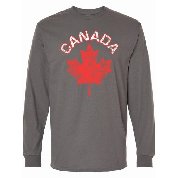 Inktastic Canada Maple Leaf Long Sleeve T-Shirt