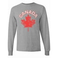 thumbnail image 1 of Inktastic Canada Maple Leaf Long Sleeve T-Shirt, 1 of 5