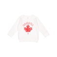 thumbnail image 1 of Inktastic Canada Maple Leaf Toddler Sweatshirt, 1 of 4