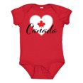 thumbnail image 1 of Inktastic Canada-heart and Maple Leaf Boys or Girls Baby Bodysuit, 1 of 5