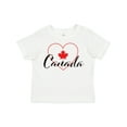 thumbnail image 1 of Inktastic Canada-heart and Maple Leaf Boys or Girls Toddler T-Shirt, 1 of 5