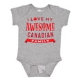 thumbnail image 1 of Inktastic Canadian Family Pride Awesome Boys or Girls Baby Bodysuit, 1 of 5