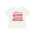 thumbnail image 1 of Inktastic Canadian Family Pride Awesome Boys or Girls Toddler T-Shirt, 1 of 5