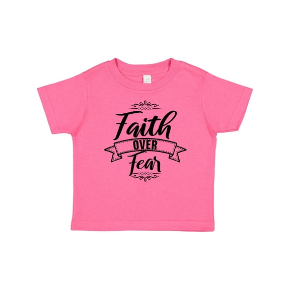 Inktastic Cancer Awareness Faith Over Fear Boys or Girls Baby T-Shirt