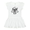 thumbnail image 1 of Inktastic Cancer Awareness Faith Over Fear Girls Baby Dress, 1 of 5