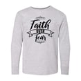 thumbnail image 1 of Inktastic Cancer Awareness Faith Over Fear Long Sleeve Youth T-Shirt, 1 of 5