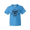 thumbnail image 1 of Inktastic Cancer Awareness Faith Over Fear Youth T-Shirt, 1 of 5