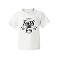 thumbnail image 1 of Inktastic Cancer Awareness Faith Over Fear Youth T-Shirt, 1 of 5