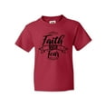thumbnail image 1 of Inktastic Cancer Awareness Faith Over Fear Youth T-Shirt, 1 of 5
