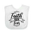 thumbnail image 1 of Inktastic Cancer Awareness Faith over Fear Boys or Girls Baby Bib, 1 of 4