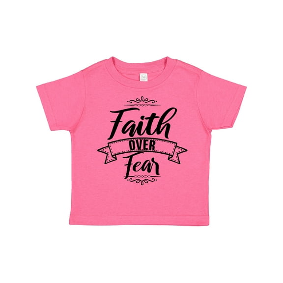 Inktastic Cancer Awareness Faith over Fear Boys or Girls Toddler T-Shirt