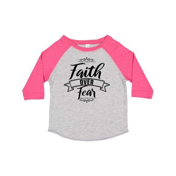 Inktastic Cancer Awareness Faith over Fear Boys or Girls Toddler T-Shirt