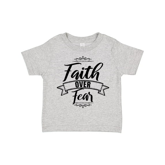 Inktastic Cancer Awareness Faith over Fear Boys or Girls Toddler T-Shirt