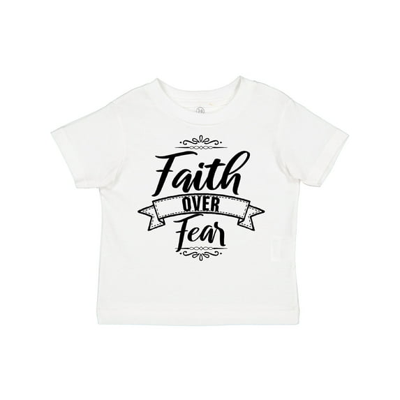 Inktastic Cancer Awareness Faith over Fear Boys or Girls Toddler T-Shirt