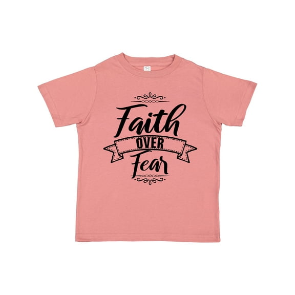 Inktastic Cancer Awareness Faith over Fear Boys or Girls Toddler T-Shirt