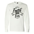 thumbnail image 1 of Inktastic Cancer Awareness Faith over Fear Long Sleeve T-Shirt, 1 of 5