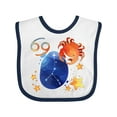 thumbnail image 1 of Inktastic Cancer Crab Constellation Zodiac Sign Illustration Boys or Girls Baby Bib, 1 of 4